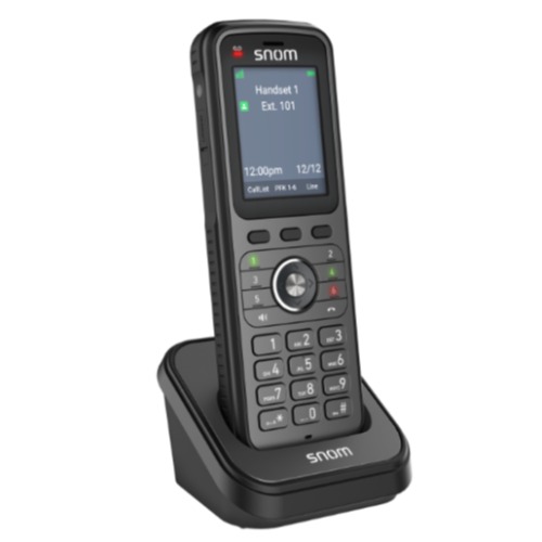 [IPS-M56-EU] IPS-M56-EU Snom M56 (EU), Robust rubberized, antibacterial IP67 housing, 12 hours of HD talk time, Bluetooth headset compatibility, Integrated alarm button