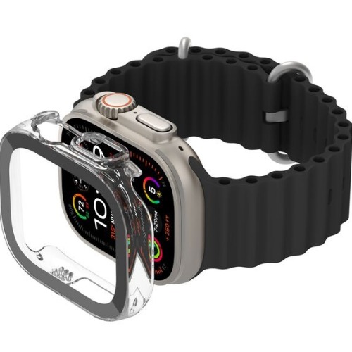 MPA-OWA001ZZCL Belkin ScreenForce TemperedCurve 2-in-1 Treated Screen Protector + Bumper for Apple Watch Ultra/Ultra 2 - Clear(OWA001zzCL), 2 Years Warranty