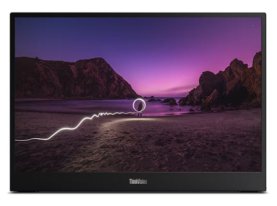 MNLEN-M16 LENOVO ThinkVision M16 16' WUXGA 1920x1200 Portable Monitor 60Hz 6ms Tilt Height Adjustable 970g 178° View Angle USB-C DP 65W PD 3yr