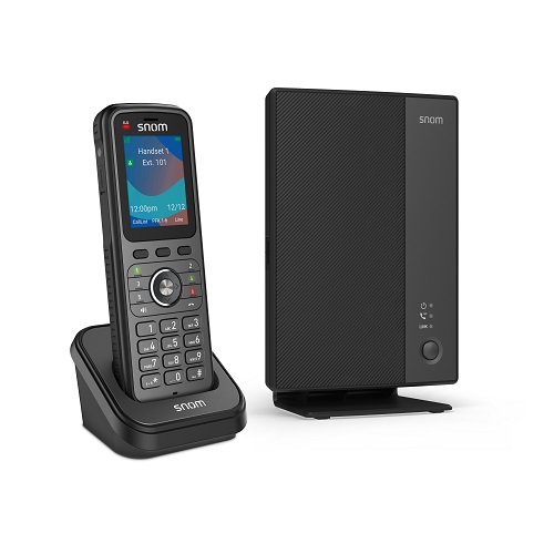 [IPS-M256] IPS-M256 Snom M256 DECT bundle, M250 DECT base station + M56 DECT handset, IP67, PoE, TLS/SRTP security, LDAP, OTA updates