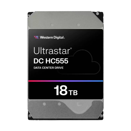 HAWD-0B48723 Western Digital WD Ultrastar 18TB 3.5' Enterprise HDD SATA 512MB 7200RPM 512E SE NP3 DC HC550 24x7 Server 2.5mil hrs MTBF 5yrs WUH722018CLE6L4