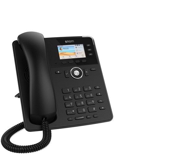 SNOM D717 4 Line Professional IP Phone, Gbit port  1 USB port, 4 Context-sensitive Function Keys, Wideband Audio