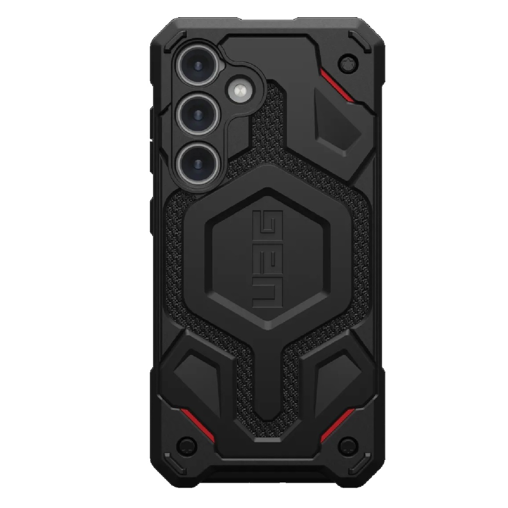 UAG Monarch Pro Magnetic Kevlar Samsung Galaxy S24 5G (6.2") Rugged Case - Black (214412113940), 25ft. Drop Protection (7.6M), 10 Years Warranty