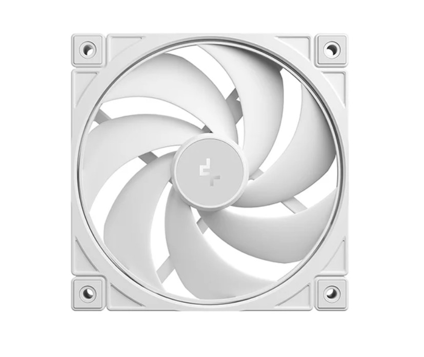 CFD-FD12V2-WH DeepCool FD12 v2 WH 120mm  Performance Integral Blade Silent Ring Case Fans, 4-pin PWM, 500~2500 RPM, Hydro Bearing