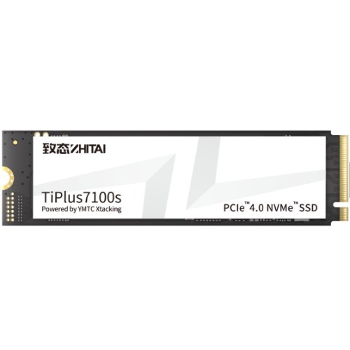 SDZT-TIPLUS7100S-1TB YMTC ZhiTai TiPlus7100s SSD 1TB M.2 2280 YMTC Xtacking 4.0  TLC Chip PCle Gen 4 X 4.0 NVMe 4.0 7400MB/s 6900MB/s R/W 600 TBW 5Y warranty