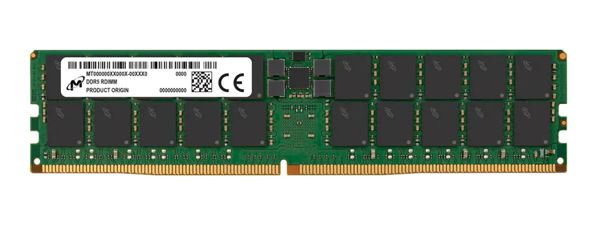 MECSD5-RD1X64G64 Micron 64GB (1x64GB) DDR5 RDIMM 6400MHz CL52 2Rx4 ECC Registered Server Data Center Memory 3yr wty