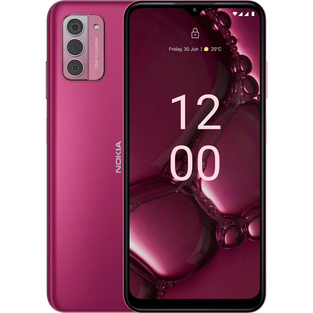 Nokia G42 5G 128GB - Pink (101Q5003H064)*AU STOCK*, 6.56", 6GB/128GB, 50MP/2MP, Dual SIM, 5000mAh, 2 Years Warranty