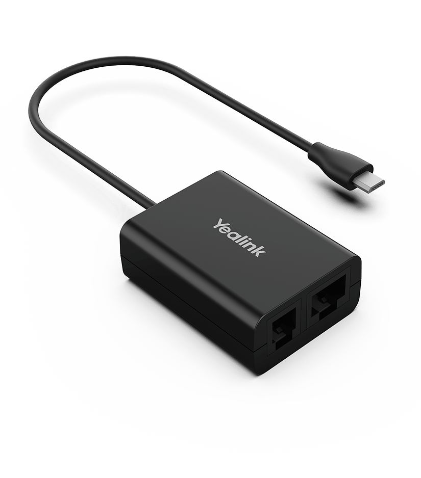 Yealink EHS61 Wireless Headset Adapter for WH62/3, Compatible with Unify/Mitel/Yealink T27G/29G/4xG