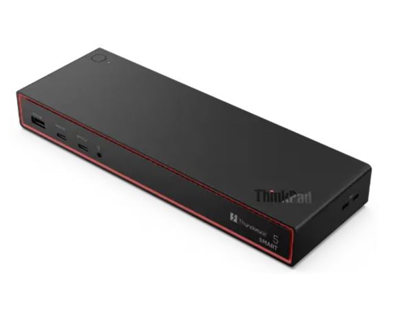 [NAL-DOCKTB5] NAL-DOCKTB5 LENOVO ThinkPad Thunderbolt 5 Smart Dock 7500 - 180W PD 2xThunderbolt 5 2xUSB-C 1xHDMI 2xDP 3xUSB-A 1x2.5Gb LAN Audio Jack Supports 5 displays