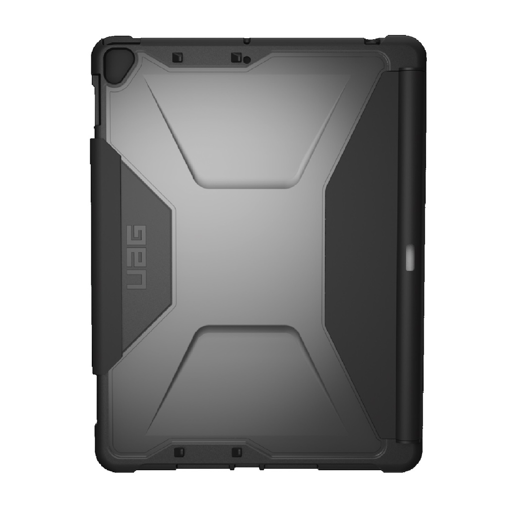 UAG Plyo Apple iPad (10.2") (9th/8th/7th Gen) Folio Rugged Case - Black/Ice (121912174043), DROP+ Military Standard, 1 Year Warranty