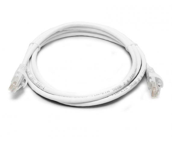 CB8W-PL6-2WH 8Ware CAT6 Cable 2m - White Premium RJ45 Ethernet Network LAN UTP Patch Cord 26AWG CU Jacket