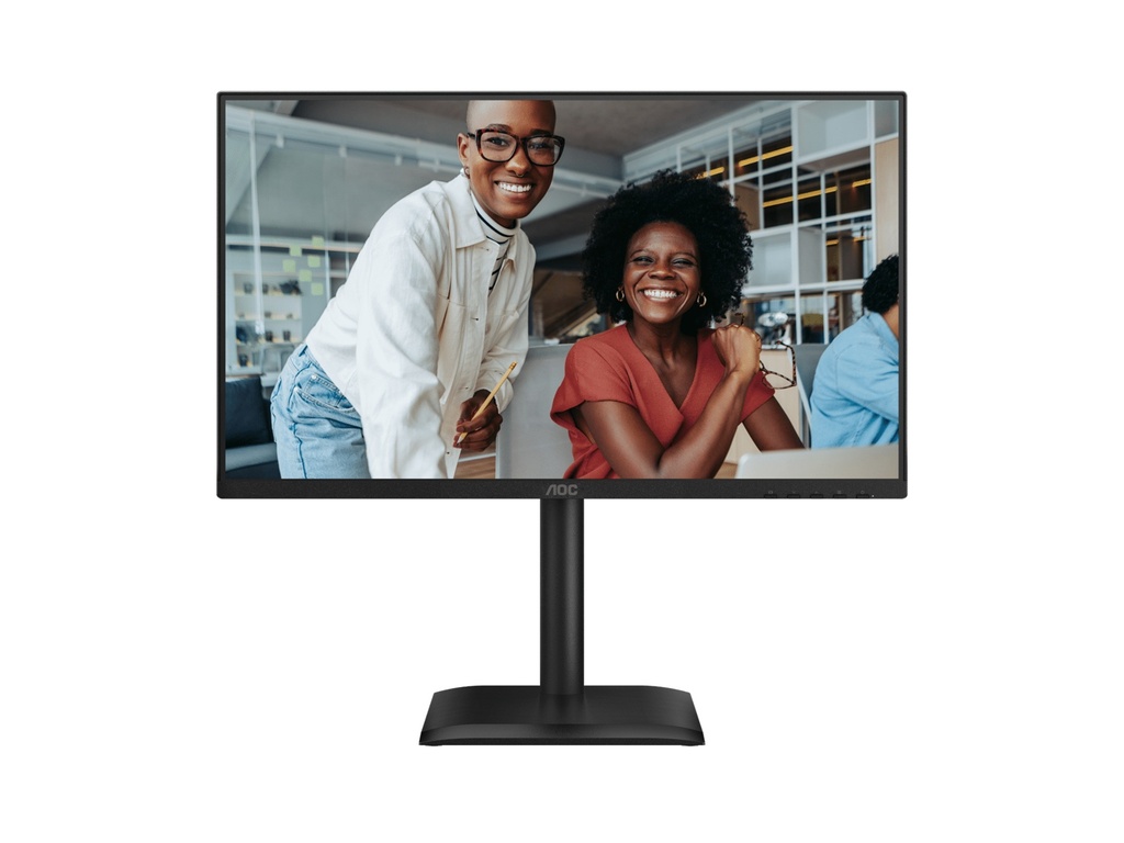 MNAO-24E4UJ AOC 23.8' IPS, 1080p 120Hz, 300 nits, 1500:1, 4ms/1ms, 96% NTSC, HDMI 1.4, DP 1.2, VGA, USB3.2×4, 2×2W speakers, fully adjustable stand, VESA