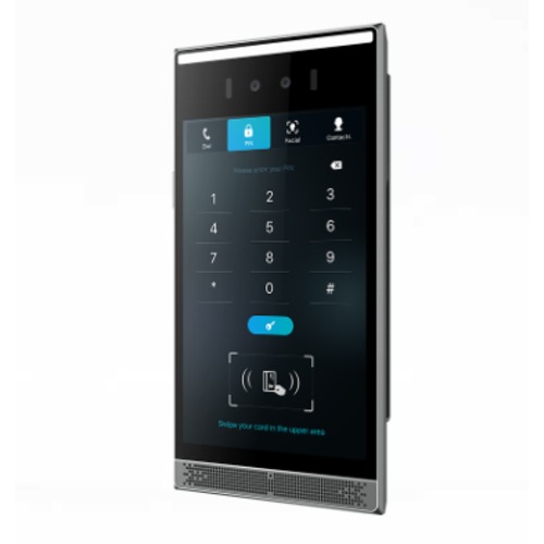 [IPF-I68] IPF-I68 Fanvil i68 SIP door phone featuring facial recognition, 8-inch IPS touchscreen, dual 2MP cameras, night vision, 2W speaker, 2DI/1DO, IP66/IK07 protect