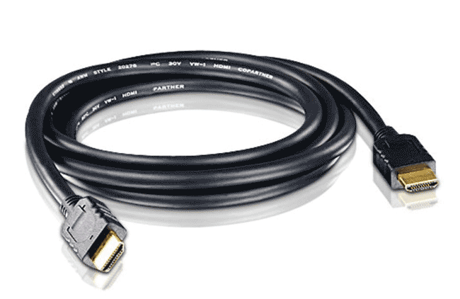 [2L-7D02H-1] Aten 2M High Speed HDMI Cable with Ethernet. Support 4K UHD DCI, up to 4096 x 2160 @ 60Hz. High quality tinned copper wire to resist interference