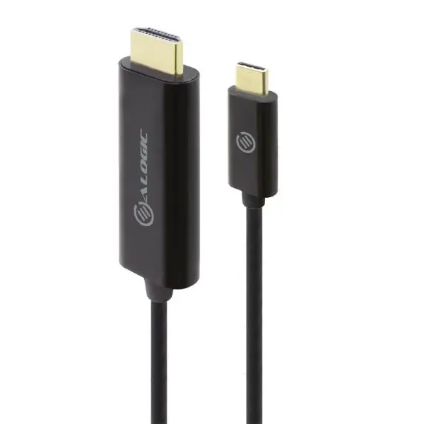[ELUCHD-02RBLK] ALOGIC 2m USB-C to HDMI Cable with 4K Support - Male to Male