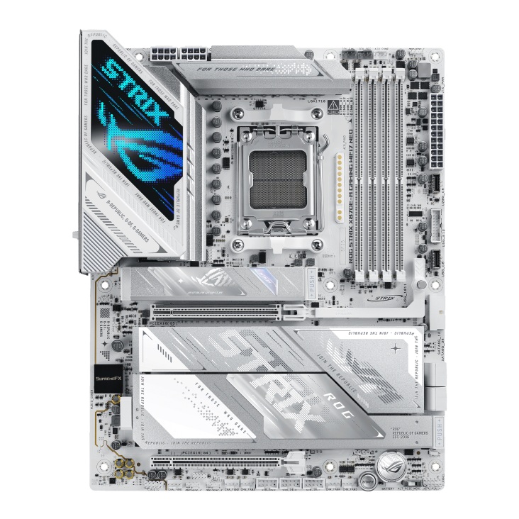 [MBA-X870E-A-ROG-NEO] MBA-X870E-A-ROG-NEO ASUS AMD ROG STRIX X870E-A GAMING NEO (AM5) ATX Motherboard, DDR5 256GB, PCIe 5.0, 4x M.2, 1x HDMI, Wi-Fi 7, 5Gb LAN, USB4, 4K, ATX