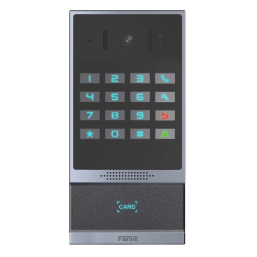 [IPF-I64-2] IPF-I64-2 Fanvil i64 2-Wire SIP door phone w/ 2.5W speaker, NFC access, 3DI/2DO, TF card support up to 128GB, IP66/IK07 protection, and wall or flush mounting