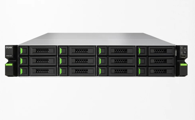 BAQS-XN2212-4C QSAN XCubeNAS XN2212-4C Rackmount 2U12 bay, Intel Xeon 4-Core CPU, 8GB DDR4 RAM, 2 x M.2 slots, 4 x 10GbE SFP+ & 4 x 2.5GbE, 3-Year Warranty