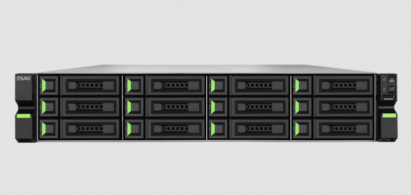 BAQS-XN2216-8C QSAN XCubeNAS XN2216-8C Rackmount 2U12 + 4 bay, Intel Xeon 8-Core CPU, 8GB DDR4 RAM, 2 x M.2 slots, 4 x 10GbE SFP+ & 4 x 2.5GbE, 5-Year Warranty