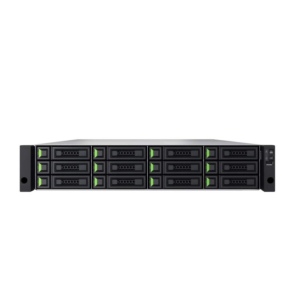 BAQS-XS3312D QSAN XCubeSAN XS3312D 2U12, Dual-Controller SAN System, Max 512GB RAM, 8-ported 10GbE SFP+ iSCSI with optical transceivers x 4, 3-Year Warranty