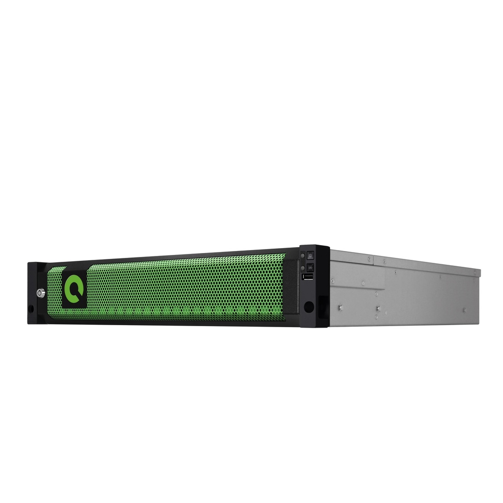 BAQS-XN4226D-8C QSAN XCubeNAS NVMe XN4226D-8C QSM4, Dual Controller, Intel 8-core Xeon, DDR4 32GB, 10GbE SFP+ x 8, 2U26, GBIC x 4, Super_cap C2F, Front bezel