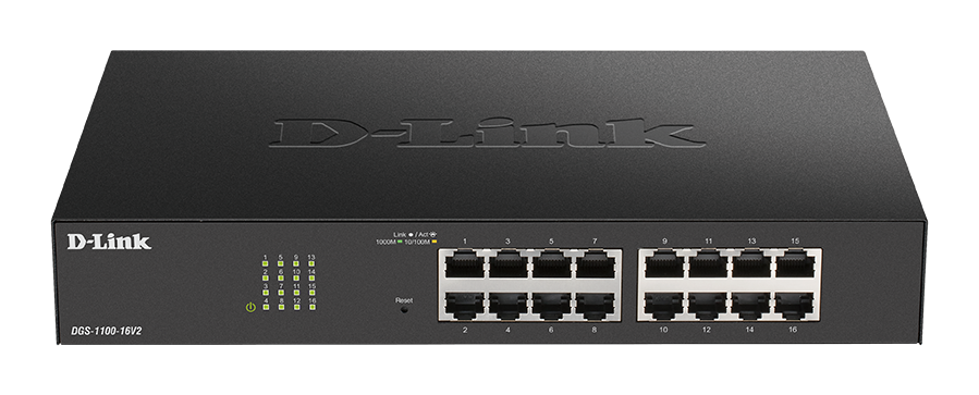 [DGS-1100-16V2] 16-Port Gigabit Smart Managed Switch