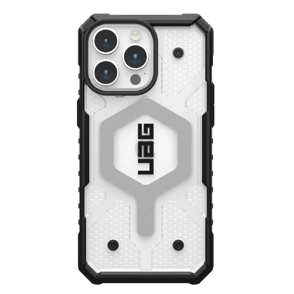 UAG Pathfinder MagSafe Apple iPhone 15 Pro Max (6.7") Rugged Case - Ice (114301114343), 18ft. Drop Protection (5.4M), Tactical Grip, 10 Years Warranty