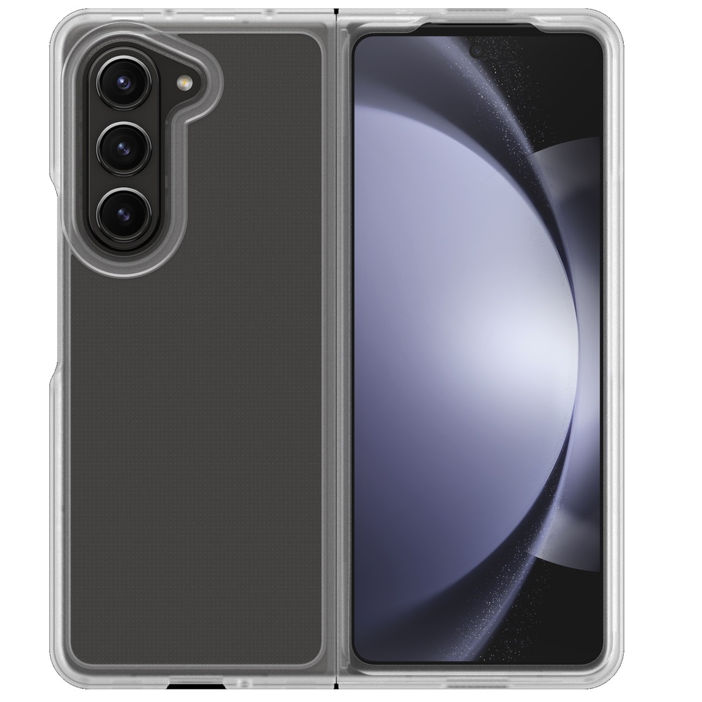 OtterBox Thin Flex Samsung Galaxy Z Fold6 5G (7.6") Case Clear - (77-95810), Antimicrobial, DROP+ Military Standard, Raised Edges, 7 Years Warranty