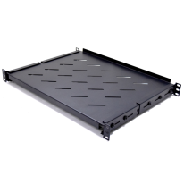 [002.003.2088] 1RU Universal Fixed Shelf for Server Racks with Rail to Rail Depth up to 470mm