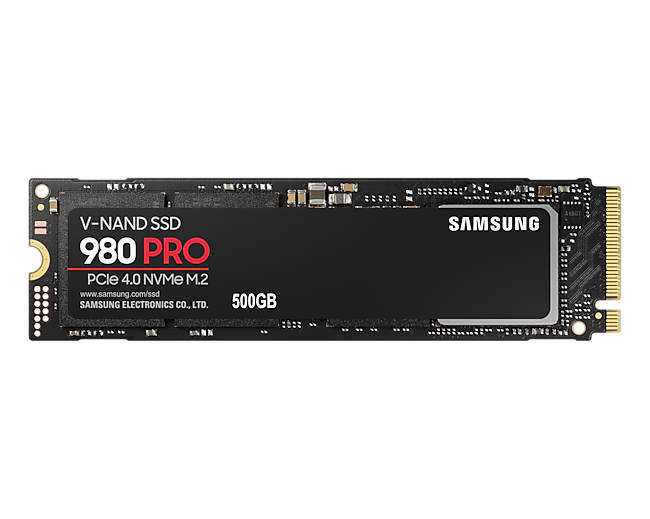 [MZ-V8P500BW] 980 Pro M.2 2280 NVMe 500GB Gen4 Internal SSD 6900MB/s MZ-V8P500BW