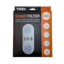 011.165.1140 Thor Smart Filter DUO+ | 2 Outlet Smart Filter Surge Protected Power Board