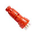 040.000.0369 Industrial Phase Isolated Straight Plug IP66 250V 3Pin 32A