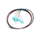 [015.012.1408] Fibre Pigtail LC OM4 Multimode 2m - 12 pack Rainbow - Aqua Connector | Backward Compatible With OM3