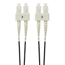 [FL.OM4SCSC2MBL] FL.OM4SCSC2MBL 2m SC-SC OM4 Multimode Fibre Optic Patch Cable: Black