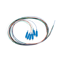 015.012.0001 Fibre Pigtail SC OS1 / OS2 Singlemode 2m - 6 Pack Rainbow