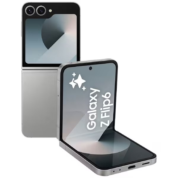 Samsung Galaxy Z Flip6 5G 256GB - Silver Shadow*AU STOCK*, 6.7", Full HD+, 120Hz, 12GB/256GB, 50MP/10MP, Single SIM + eSIM, 4000mAh, 2 Years Warranty