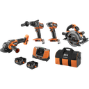 A18FX452B 18V FUSION 4-Piece 5.0Ah FORCE Kit