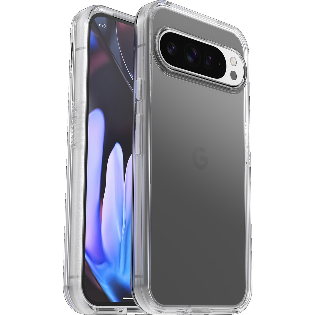 OtterBox Symmetry Clear Google Pixel 9 Pro XL (6.8") Case Clear - (77-95652), DROP+ 3X Military Standard, Raised Edges, Ultra-Sleek, 7 Years Warranty