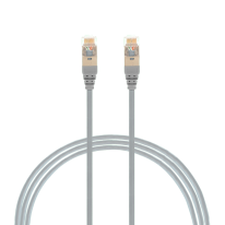 [004.300.7000] 0.25m CAT6A RJ45 S/FTP THIN LSZH 30 AWG Network Cable | Grey