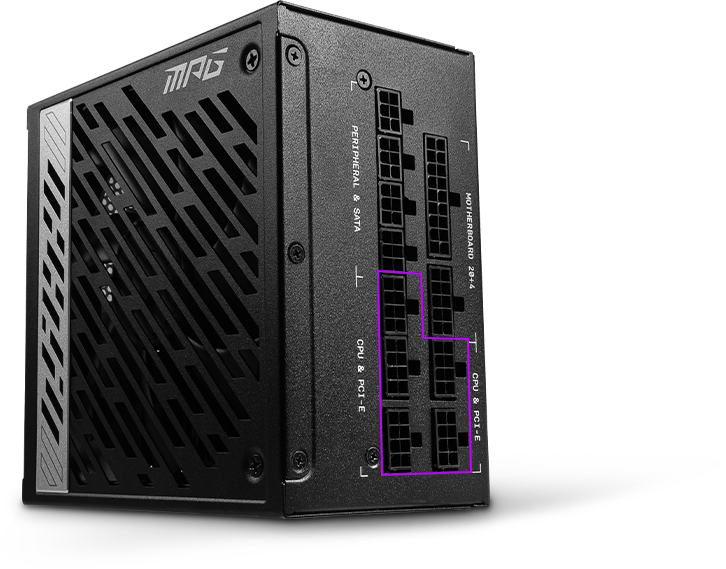 [MPG A1000G] MPG A1000G 1000W 80+ Gold Fully Modular Power Supply PSU