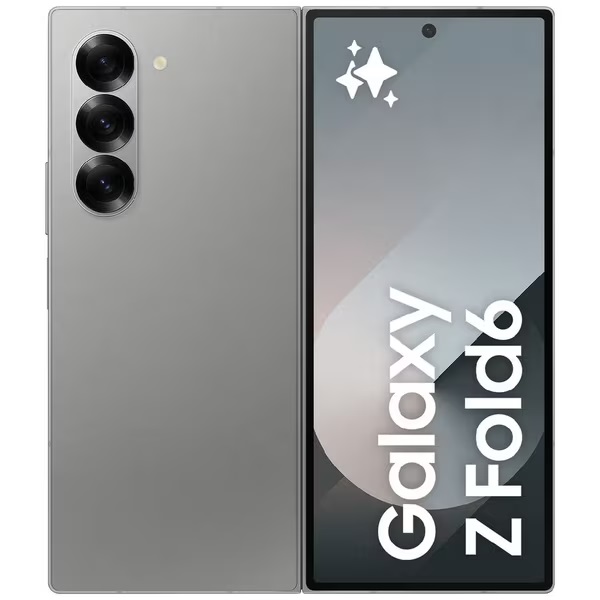 Samsung Galaxy Z Fold6 5G 512GB - Silver Shadow*AU STOCK*, 7.6", QXGA+, 120Hz, 12GB/512GB, 50MP/10MP, Single SIM + eSIM, 4400mAh,2 Years Warranty