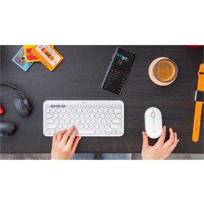 [920-009580] 920-009580 K380 Bluetooth Multi-Device Keyboard - White
