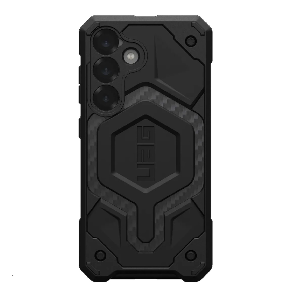 UAG Monarch Pro Samsung Galaxy S25 5G (6.2") Rugged Case Carbon Fiber (214463114242), 20ft. Drop Protection (6M), Multiple Layers, 10 Years Warranty