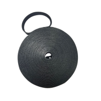 [003.023.1510] Hook & Loop Tape Cable Tie - 10m Roll x 15mm Wide | Black