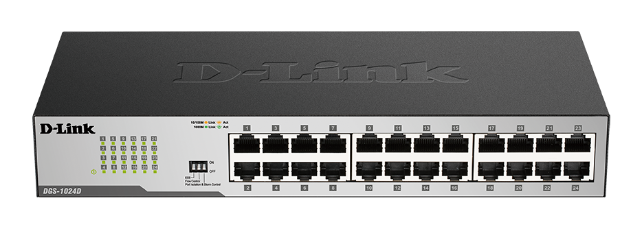 [DGS-1024D] DGS-1024D 24-Port Gigabit Unmanaged Switch (Metal Housing)