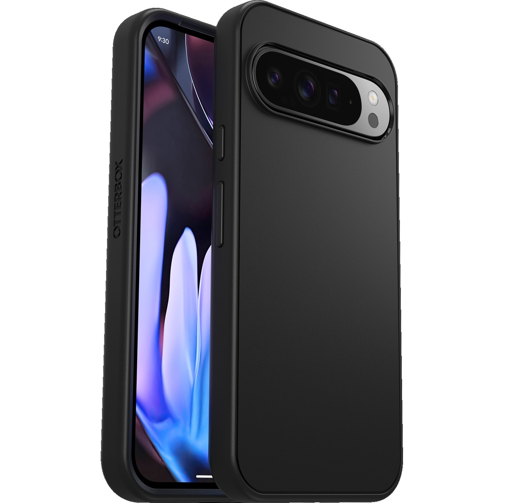 OtterBox Symmetry Google Pixel 9 Pro XL (6.8") Case Black - (77-95649), DROP+ 3X Military Standard, Raised Edges, Ultra-Sleek, 7 Years Warranty