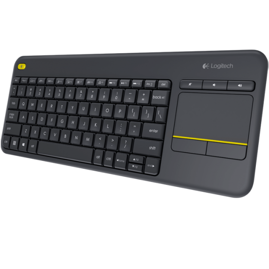 [920-007165] 920-007165 K400 PLUS Touch Wireless keyboard (Black)