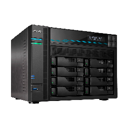 [AS6508T] AS6508T Asustor  8 Bay Lockerstor 8 NAS Intel Atom C3538 Quad Core 2.1GHz 8GB DDR4 2x2.5GbE 2x10GbE 2xM.2PCIE 2xUSB3.2Gen1 WoW Snapshot Virtualization