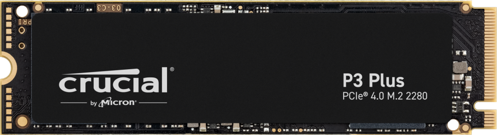 [CT4000P3PSSD8] CT4000P3PSSD8 4TB SSD,  Plus, M.2 2280 NVMe PCIe 4.0, Read up to 4,800MB/s, Write up to 4,100MB/s, 2M Hours MTBF, 800TBW