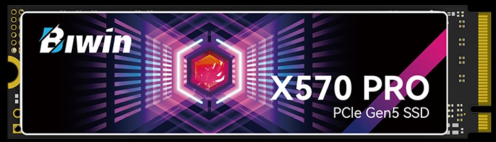 BIWIN X570-2TB PCIe5.0 M.2 2280up to 1400MB/s  1300MB/s Case pack(Iner /Out) 30/120